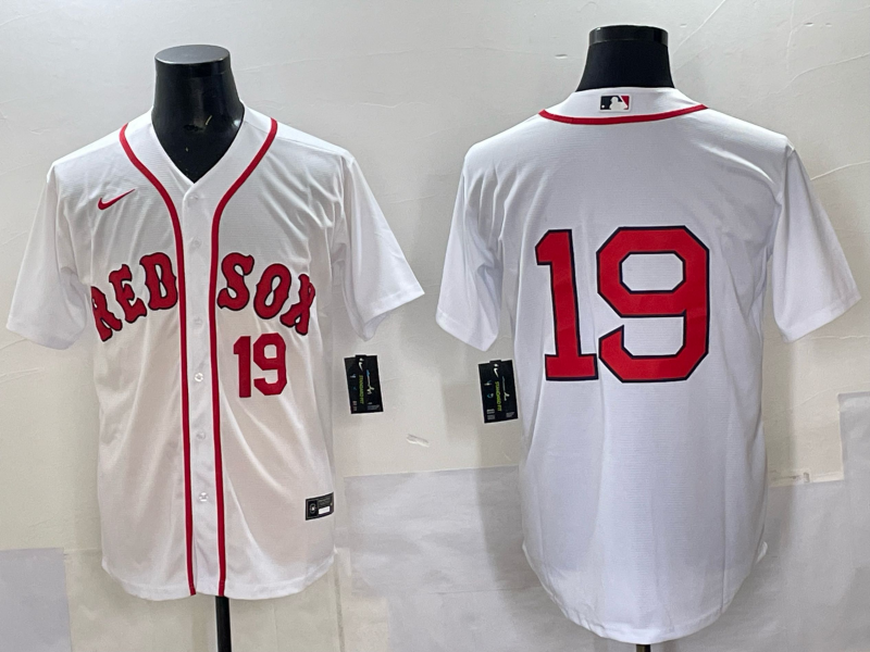 Men 2025 Boston Red Sox #19 Anthony white Nike MLB Jersey style 05